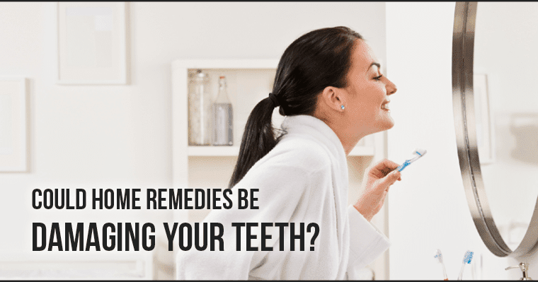 Could home remedies to whiten your teeth be damaging your smile?